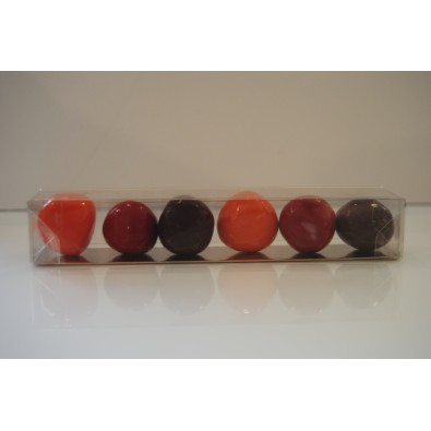 TUBE DE 6 BOULES FRUITS T6BF