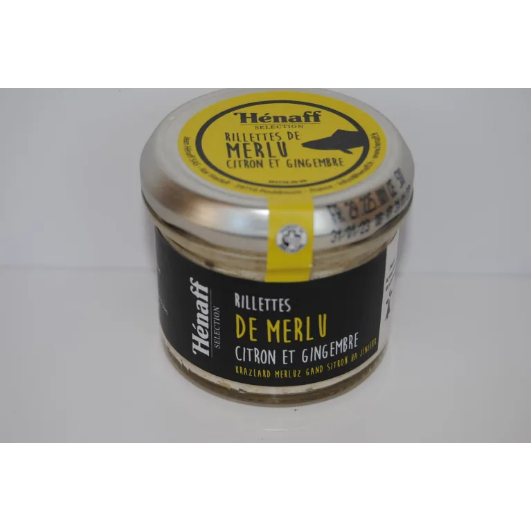 RILLETTE DE MERLU CITRON GINGEMBRE
