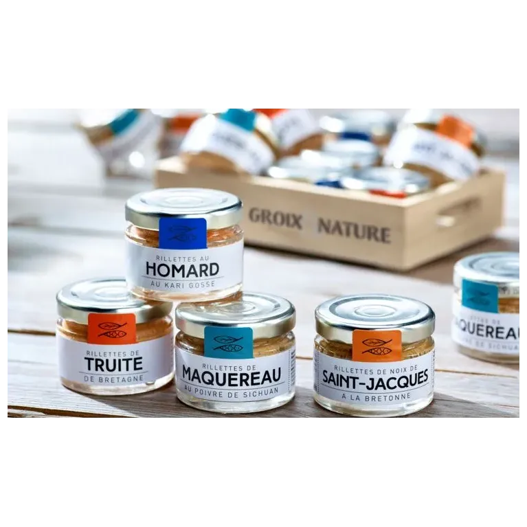 Rillettes de homard bleu au kari Gosse, saveur marine authentique Rillettes de homard bleu au kari Gosse, saveur marine authentique