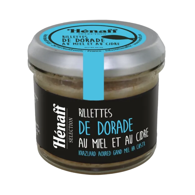 RILLETTE DE DORADE AU MIEL ET AU CIDRE BIO RILLETTE DE DORADE AU MIEL ET AU CIDRE BIO