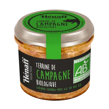 TERRINE DE CAMPAGNE BIOLOGIQUE