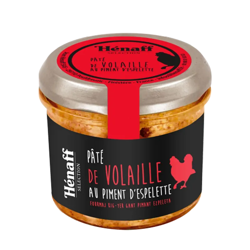 PATE DE VOLAILLE AUX PIMENT D'ESPELETTE