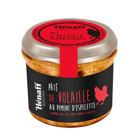 PATE DE VOLAILLE AUX PIMENT D'ESPELETTE