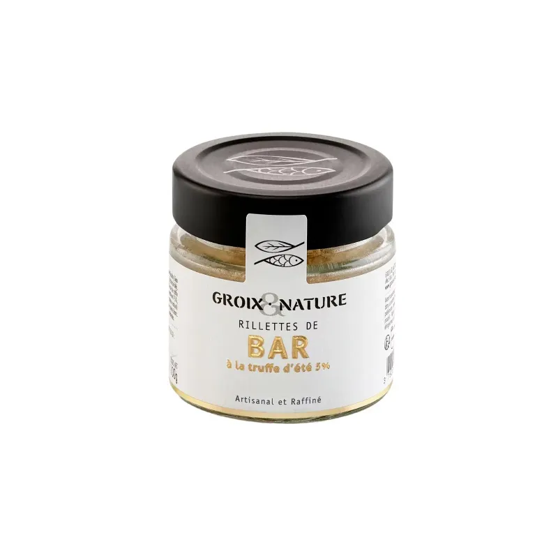 Découvrez nos Rillettes de Bar à la Truffe, un délice raffiné pour sublimer vos apéritifs et repas fins.