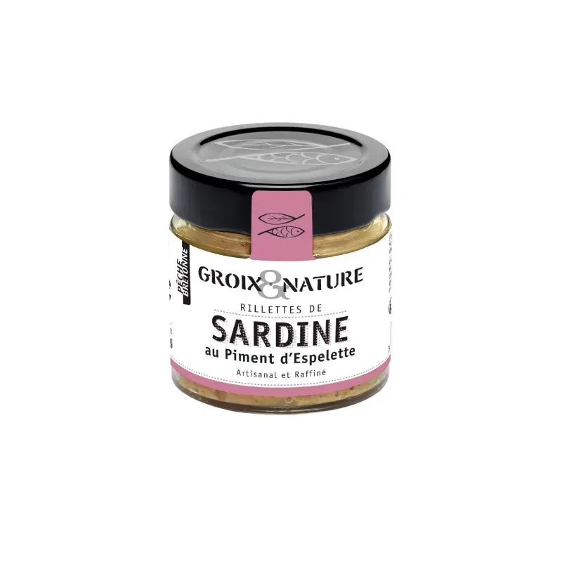 RILLETTE DE SARDINES AU PIMENT D'ESPELETTE