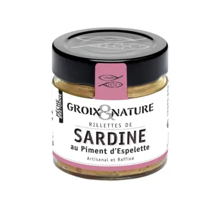 RILLETTE DE SARDINES AU PIMENT D'ESPELETTE