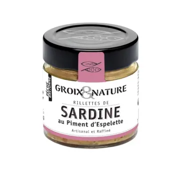 RILLETTE DE SARDINES AU PIMENT D'ESPELETTE