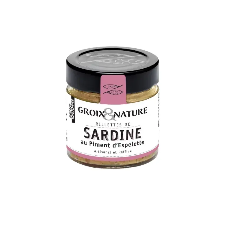 RILLETTE DE SARDINES AU PIMENT D'ESPELETTE