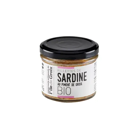 RILLETTE SARDINE AU PIMENT DE GROIX BIO