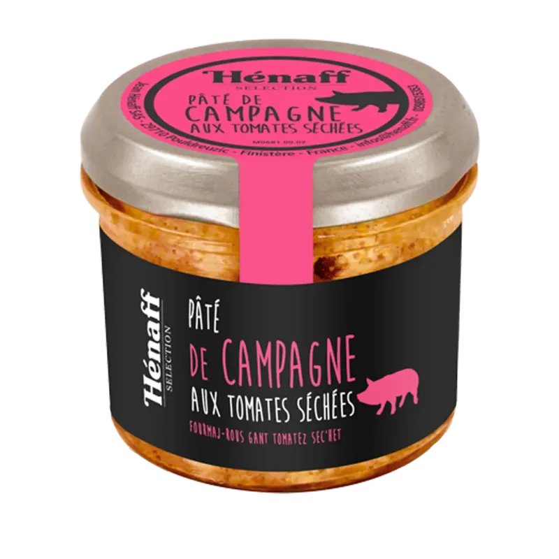 Pâté de campagne aux tomates séchées - 90 g