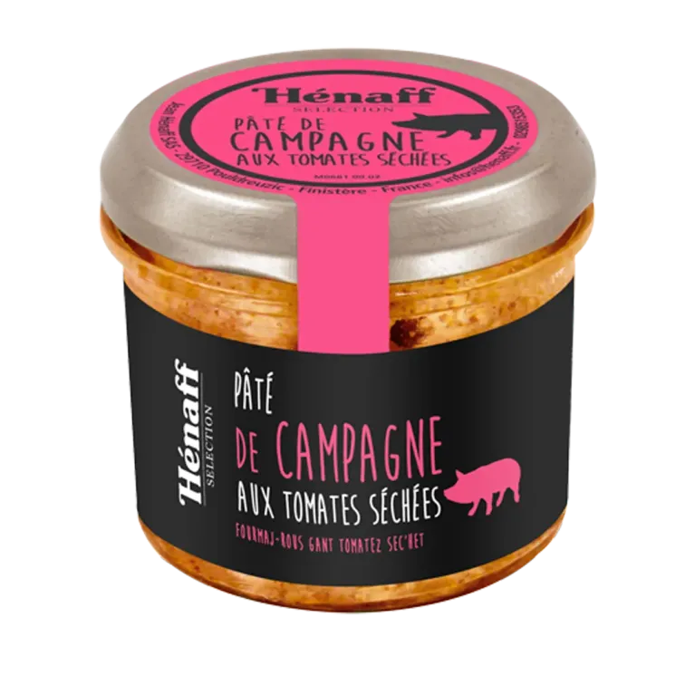 Pâté de campagne aux tomates séchées - 90 g Pâté de campagne aux tomates séchées - 90 g