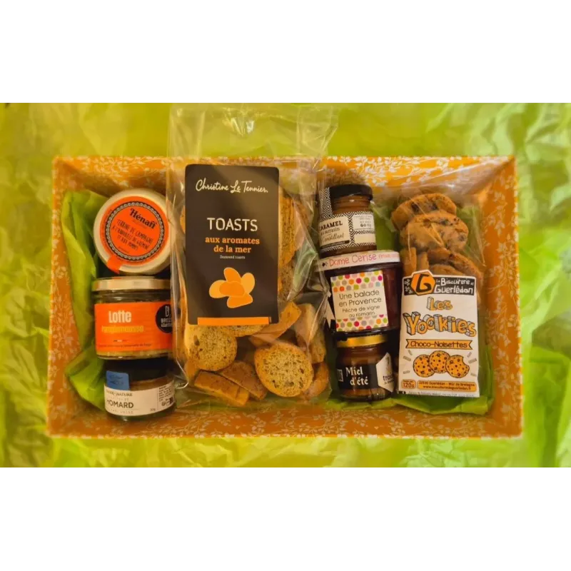 Coffret garni Toast aux aromates de la mer - Authenticité et saveur pour votre cuisine
