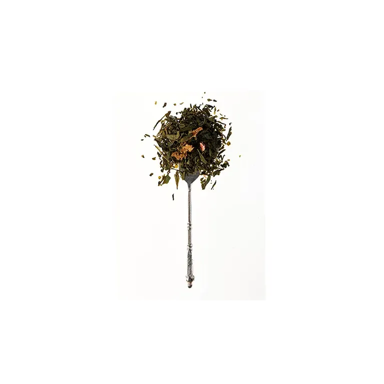 PIQUE NIQUE THE VERT FRAISE BASILIC BIO 100 GRS